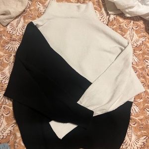 Tahari color block sweater